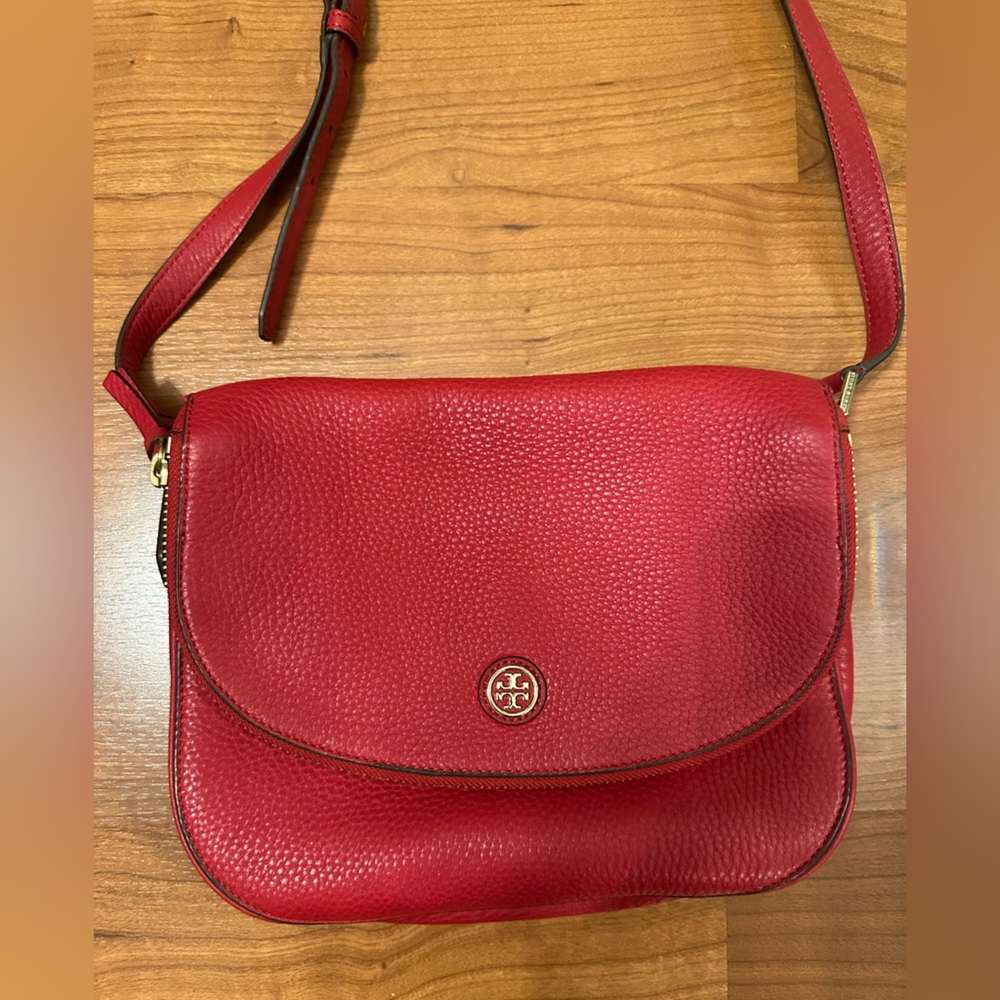 Tory Burch Vibrant Red Crossbody Bag
